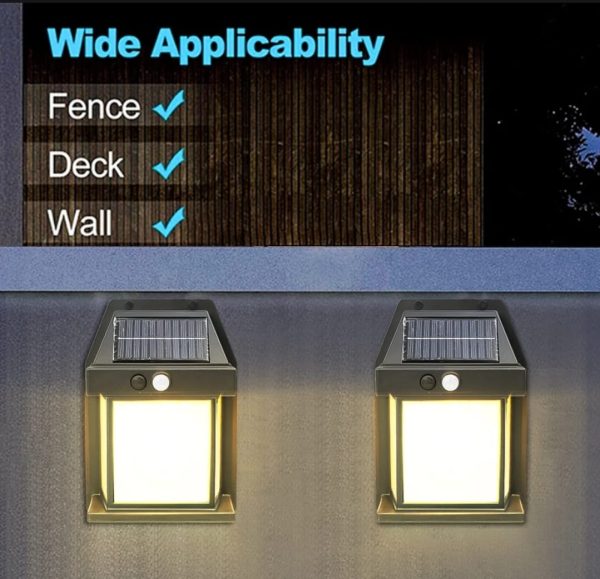 Solar Rechargeable Wall Lamp BK-888 – Intelligent Lighting for Your Outdoors