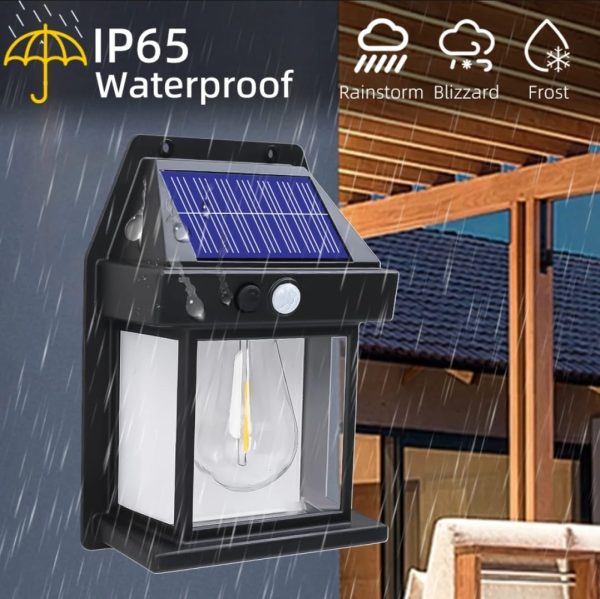 Solar Rechargeable Wall Lamp BK-888 – Intelligent Lighting for Your Outdoors