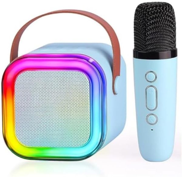 K12 Wireless Bluetooth Karaoke Speaker – Portable Stereo Sound with Double Mic