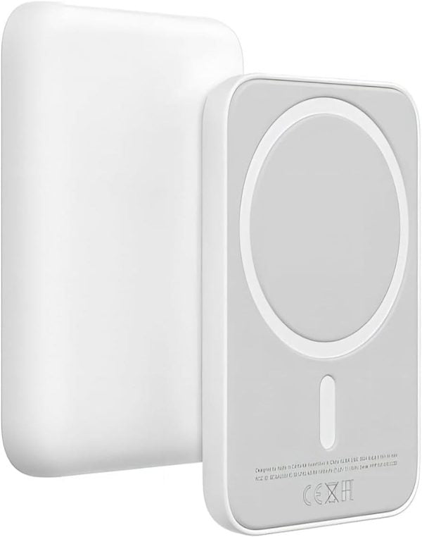 IPHONE | APPLE | MagSafe Compatible 10,000mAh Magnetic Wireless Power Bank – Fast Charging Battery Pack