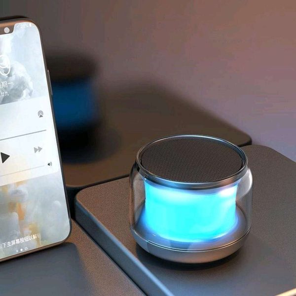 Mini Bluetooth Wireless Speaker with RGB LED & Deep Bass