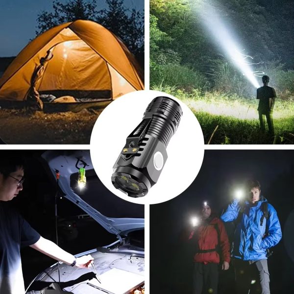 Mini Super Power Flashlight – USB Rechargeable & Waterproof