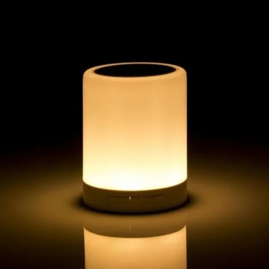 Portable Touch Lamp Bluetooth Speaker – Smart Night Light with Color Changing & Music Playback