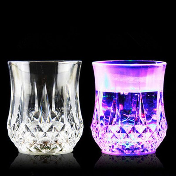 LED Flashing Water Mug – Inductive Light-Up Rainbow Cup (200ml)