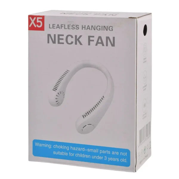 X5 Leafless Hanging Neck Fan – Hands-Free Cooling On the Go